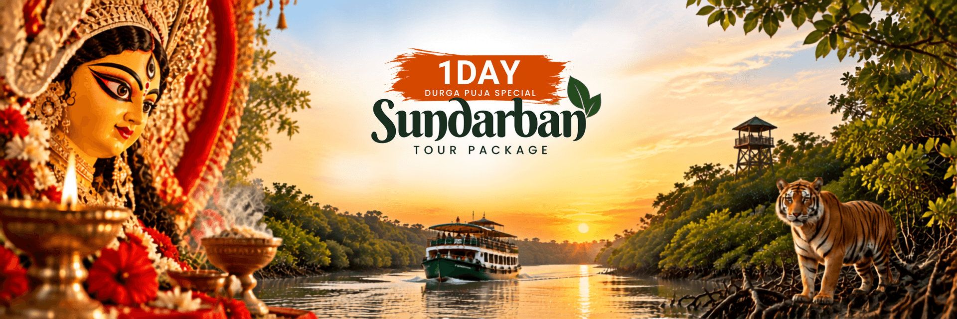 1-Day Sundarban Durga Puja Tour Package